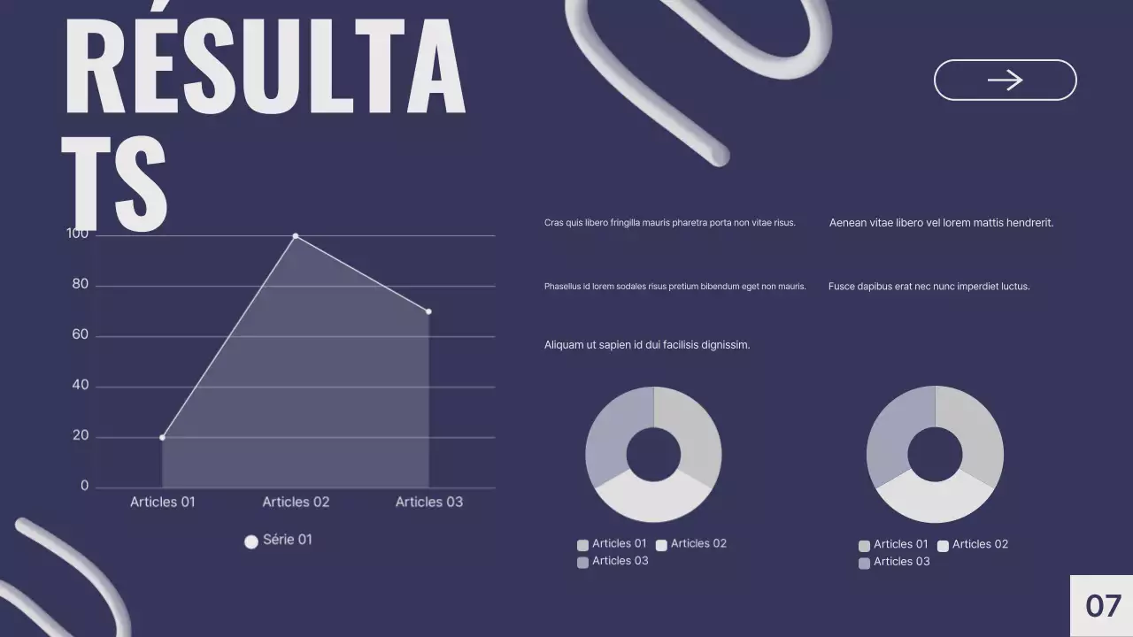 Présentation générale du projet Purple Gray Modern