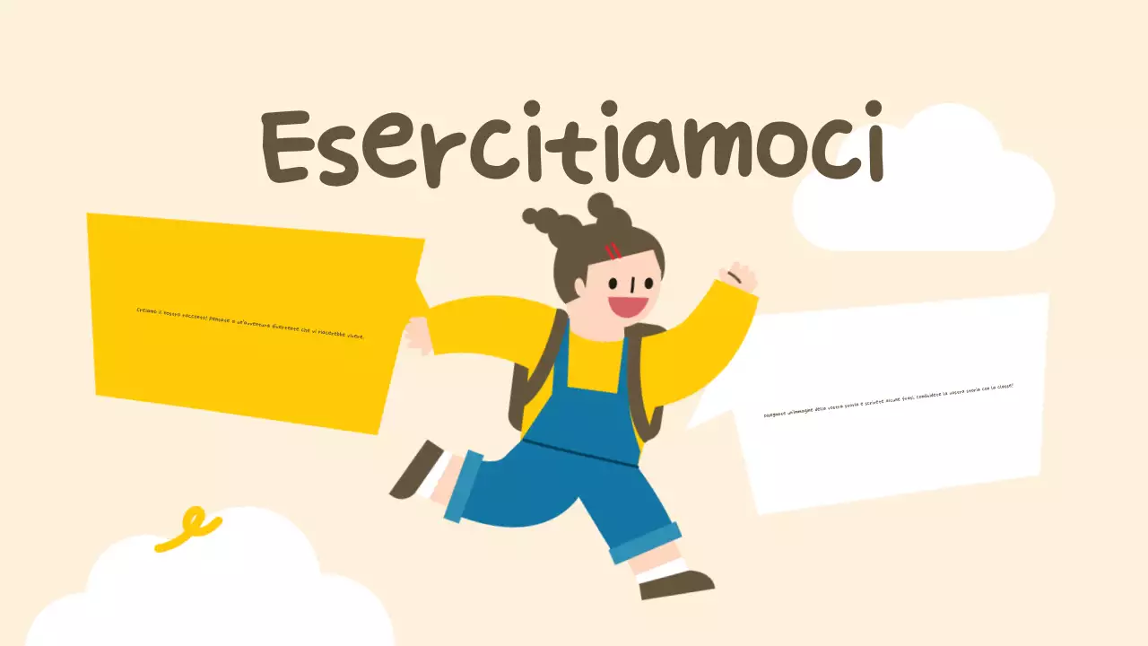 Beige Giallo Letteratura semplice Presentazione in classe