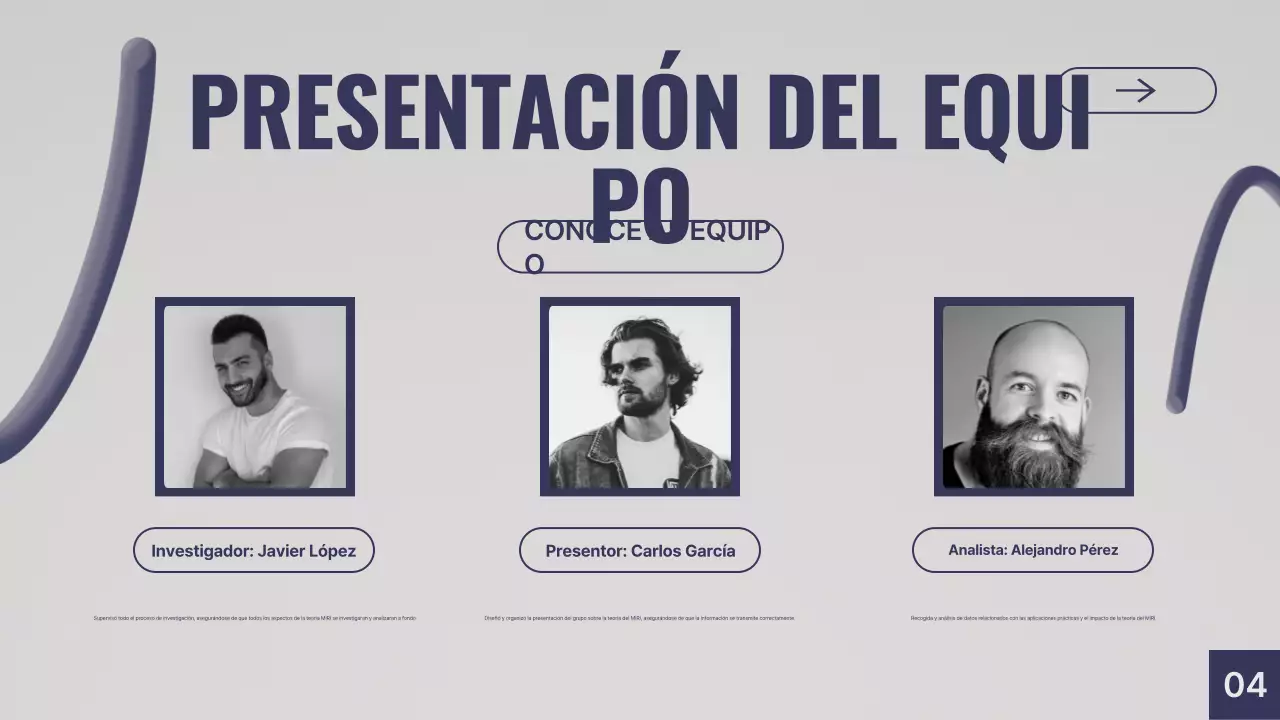 Presentación general del proyecto Purple Gray Modern