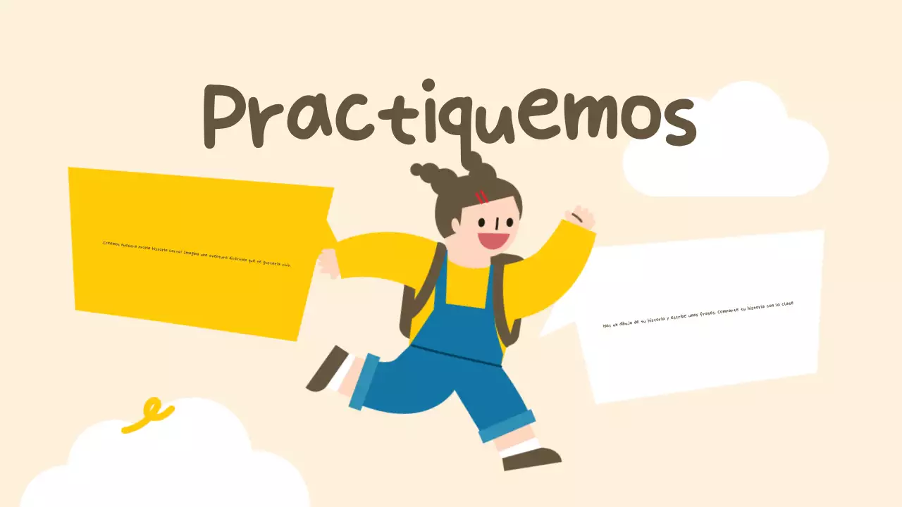 Beige Amarillo Simple Presentación en Clase de Literatura