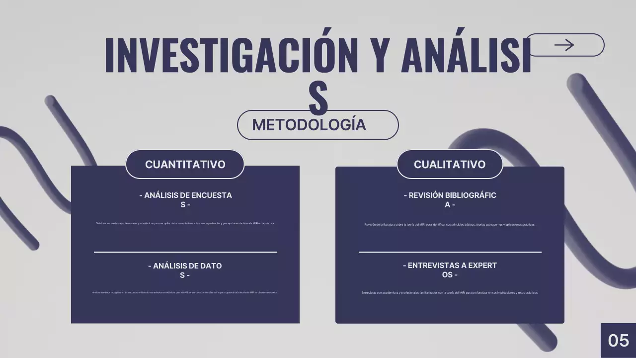 Presentación general del proyecto Purple Gray Modern