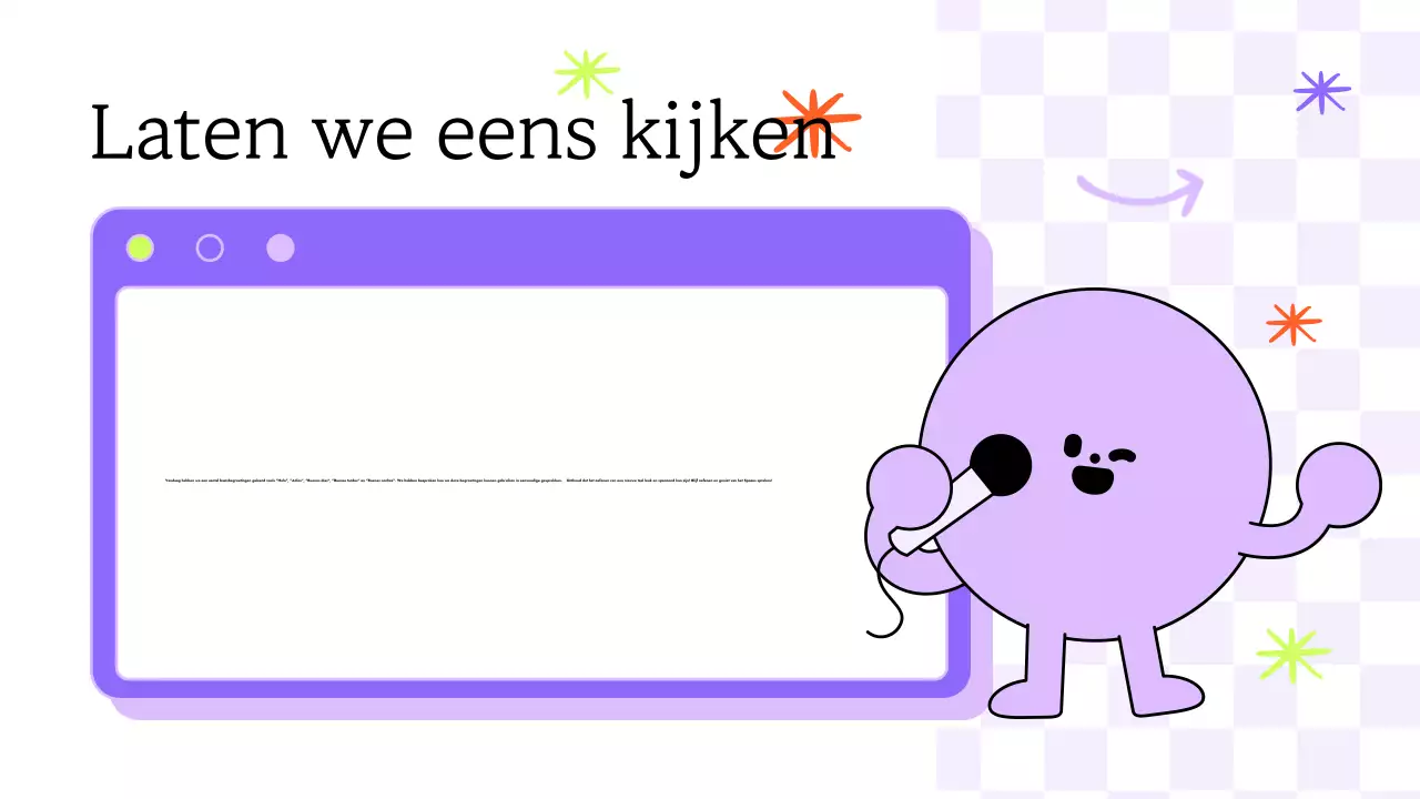 TRENDY LEUKE KLEURRIJKE ILLUSTRATIE SPAANSE LES VOOR KINDEREN PRESENTATIE