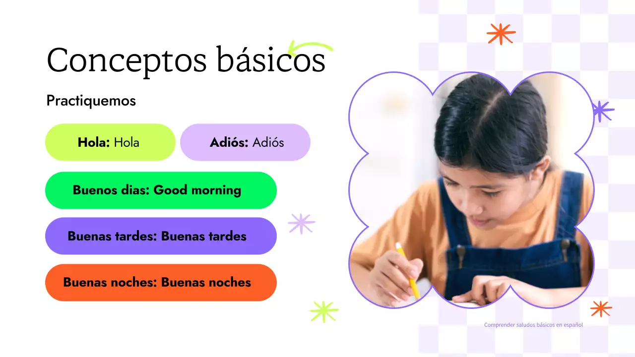 DIVERTIDA Y COLORIDA ILUSTRACIÓN DE MODA CLASE DE ESPAÑOL PARA NIÑOS PRESENTACIÓN