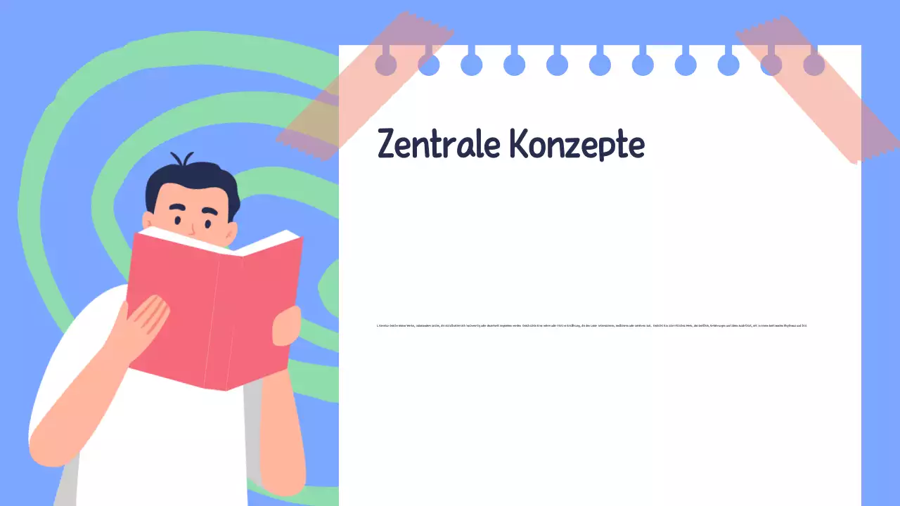 Gelb Grün Anschauliche Unterrichtsmaterialien Literaturpräsentation