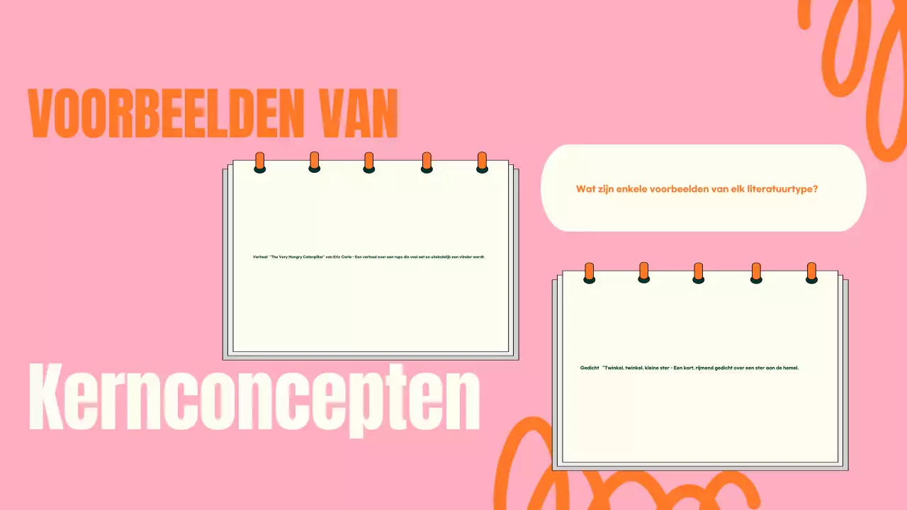 TRENDY LEUKE KLEURRIJKE LITERATUURLES PRESENTATIE