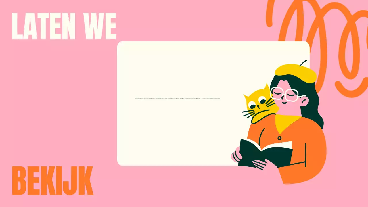 TRENDY LEUKE KLEURRIJKE LITERATUURLES PRESENTATIE