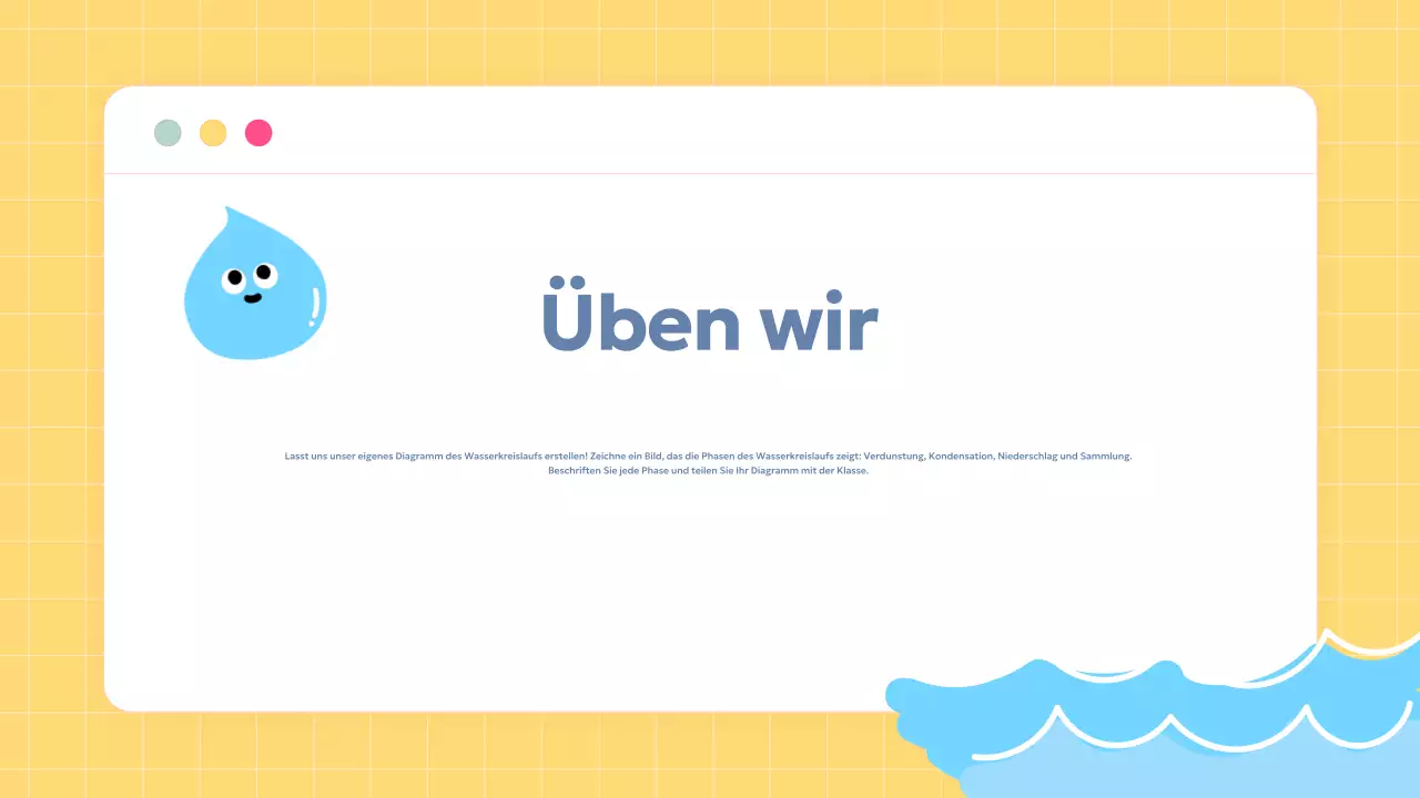 einfacher gelber Leitfaden für die Wissenschaft