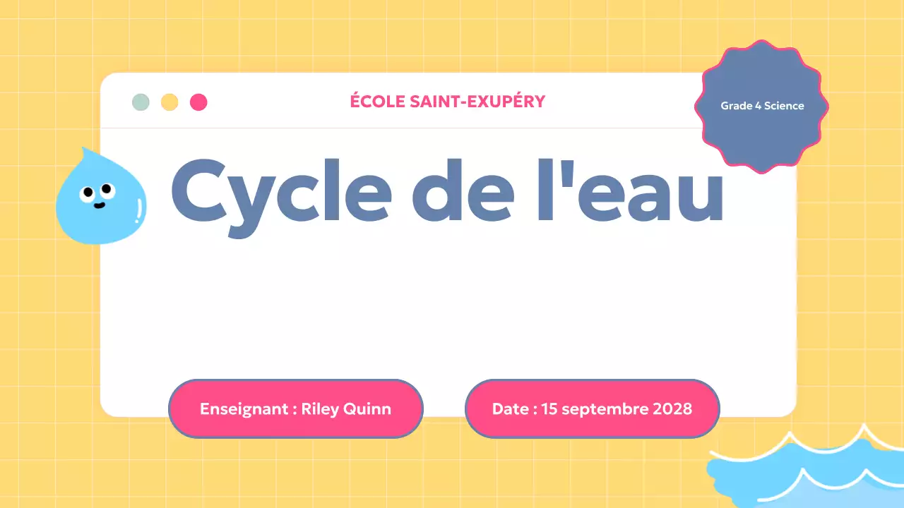 guide scientifique jaune simple