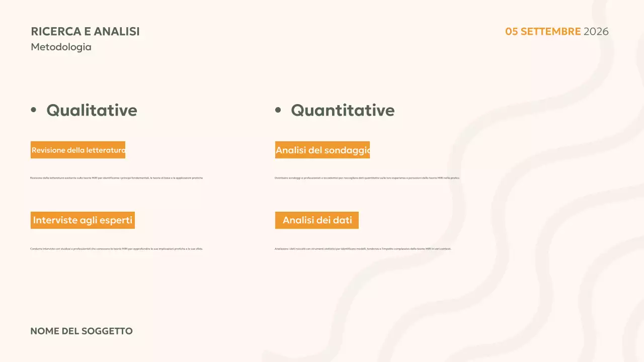 Presentazione minima del progetto Beige