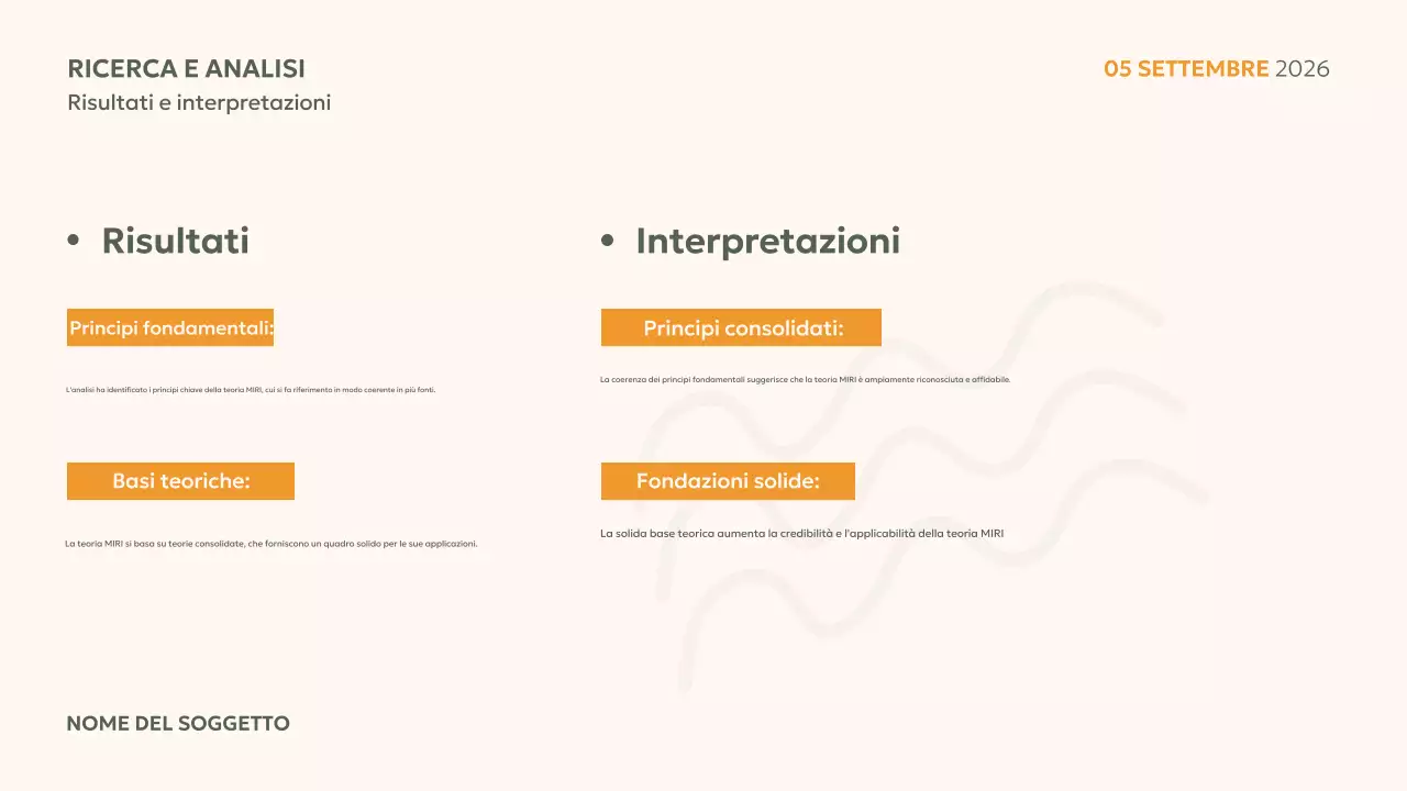 Presentazione minima del progetto Beige