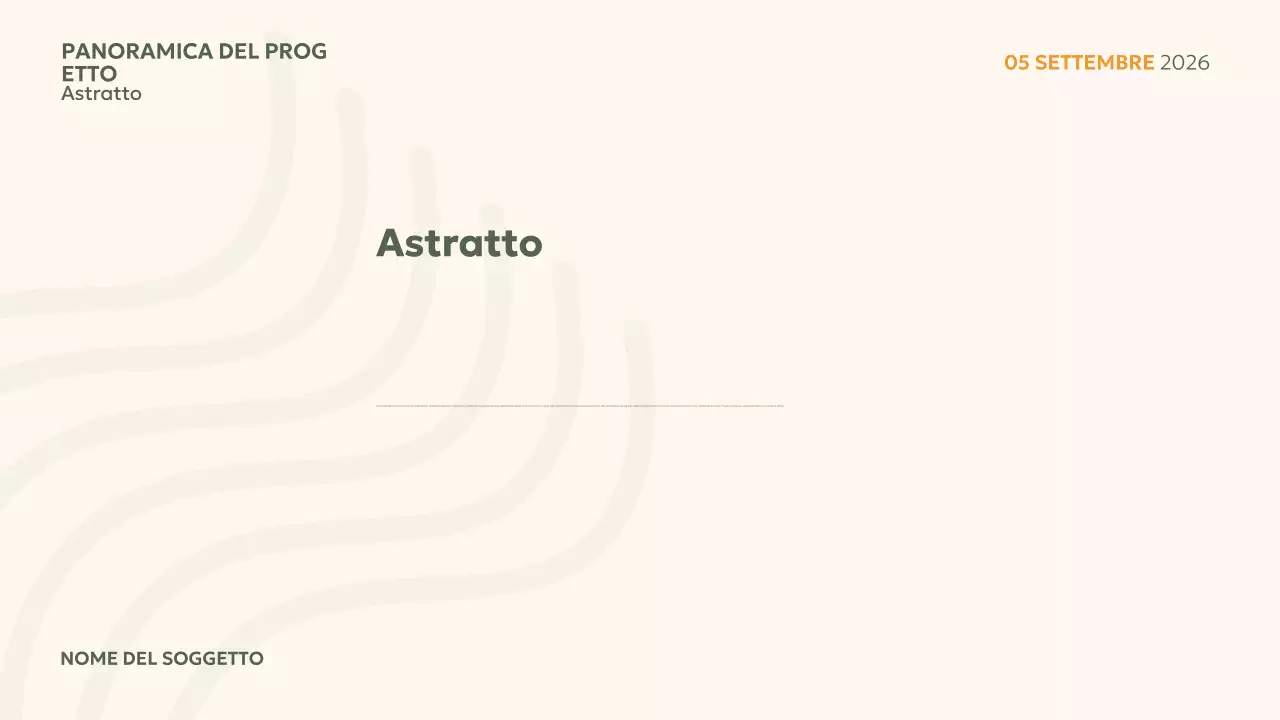 Presentazione minima del progetto Beige