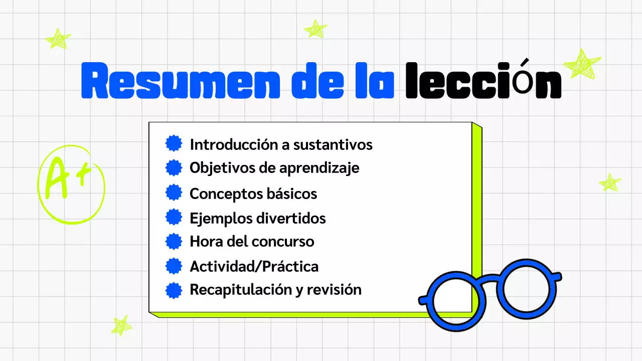 PRESENTACIÓN ILUSTRATIVA PARA NIÑOS DE LA CLASE DE GRAMÁTICA, MODERNA, ATREVIDA Y COLORIDA