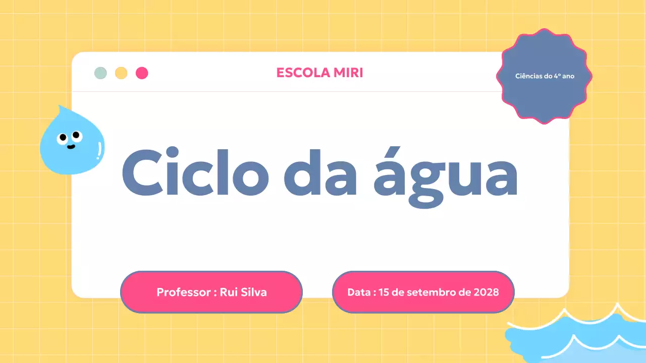 guia científico amarelo simples