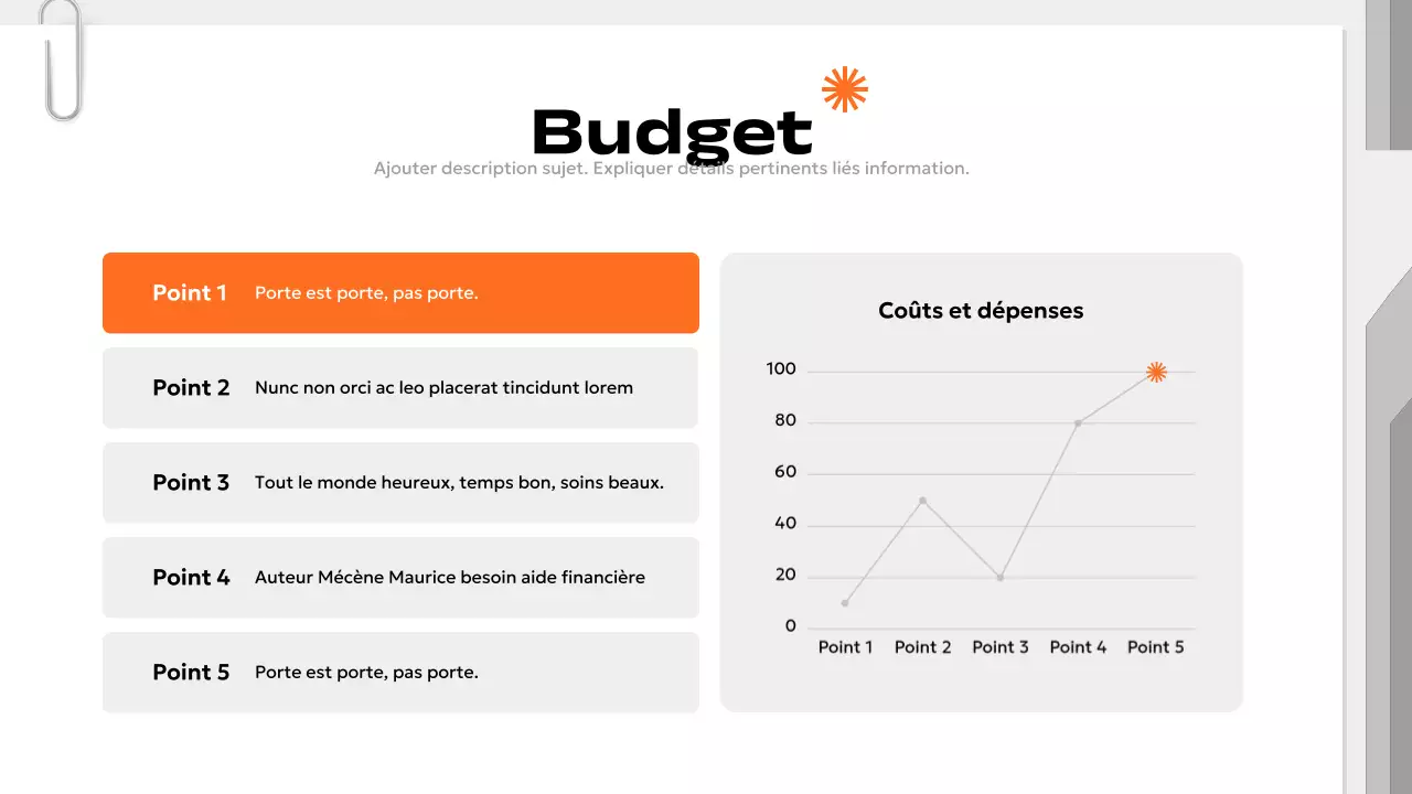 plan de marketing moderne orange