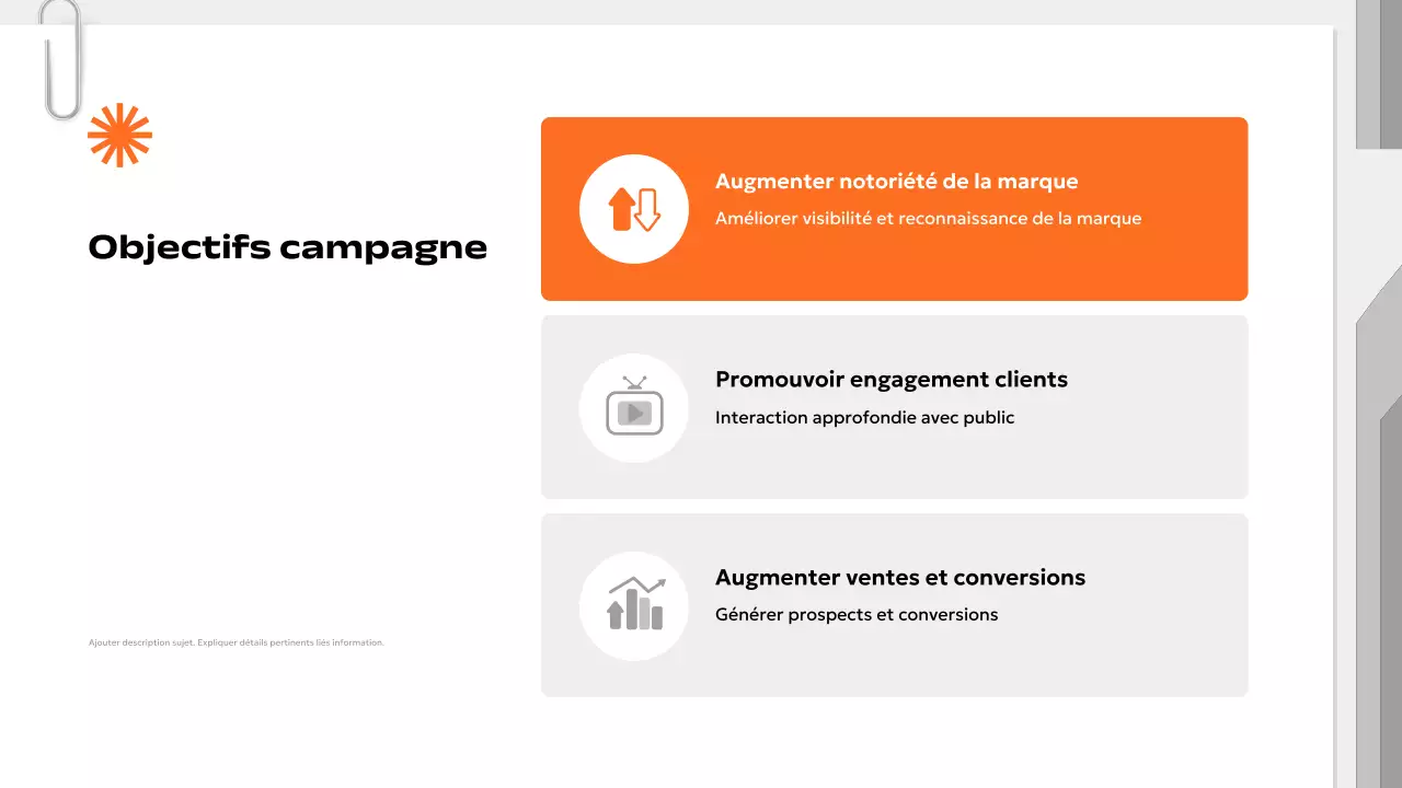 plan de marketing moderne orange