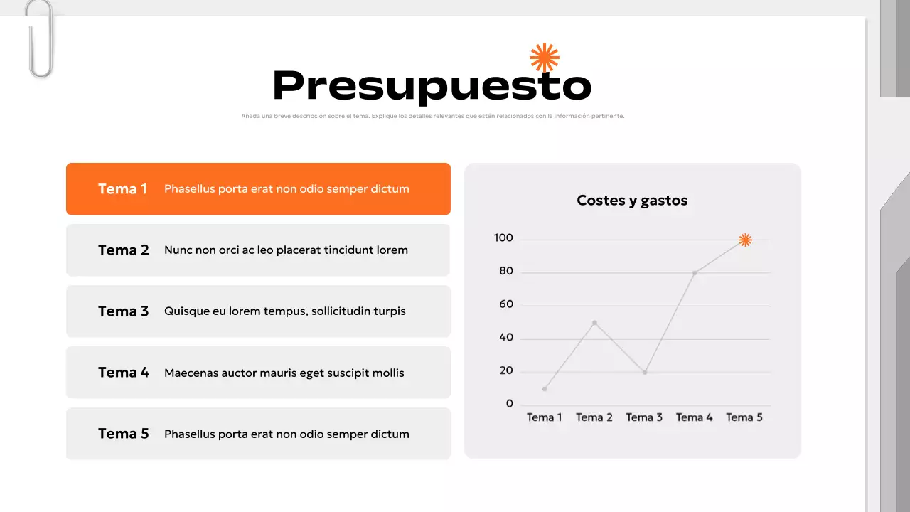 plan de marketing orange modern
