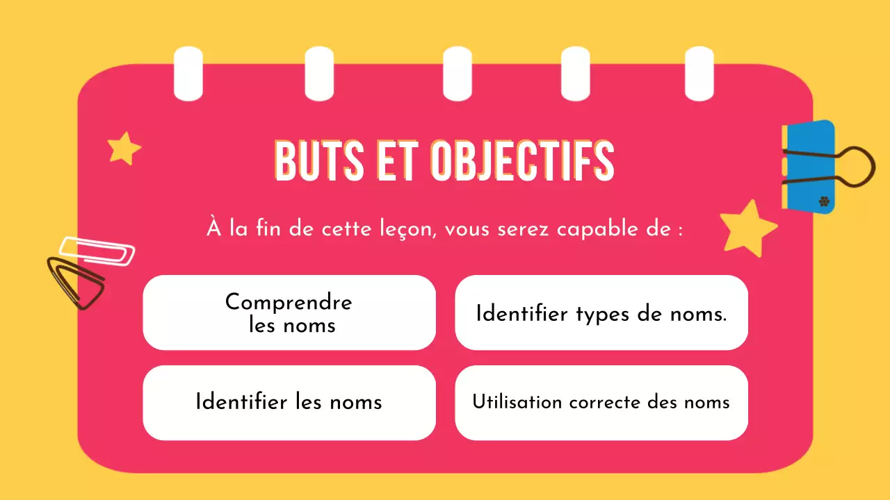 Présentation ludique de la grammaire et des noms à l'école primaire