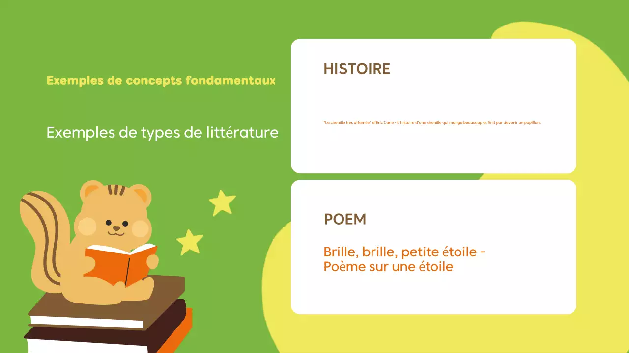 cours de littérature verte simple