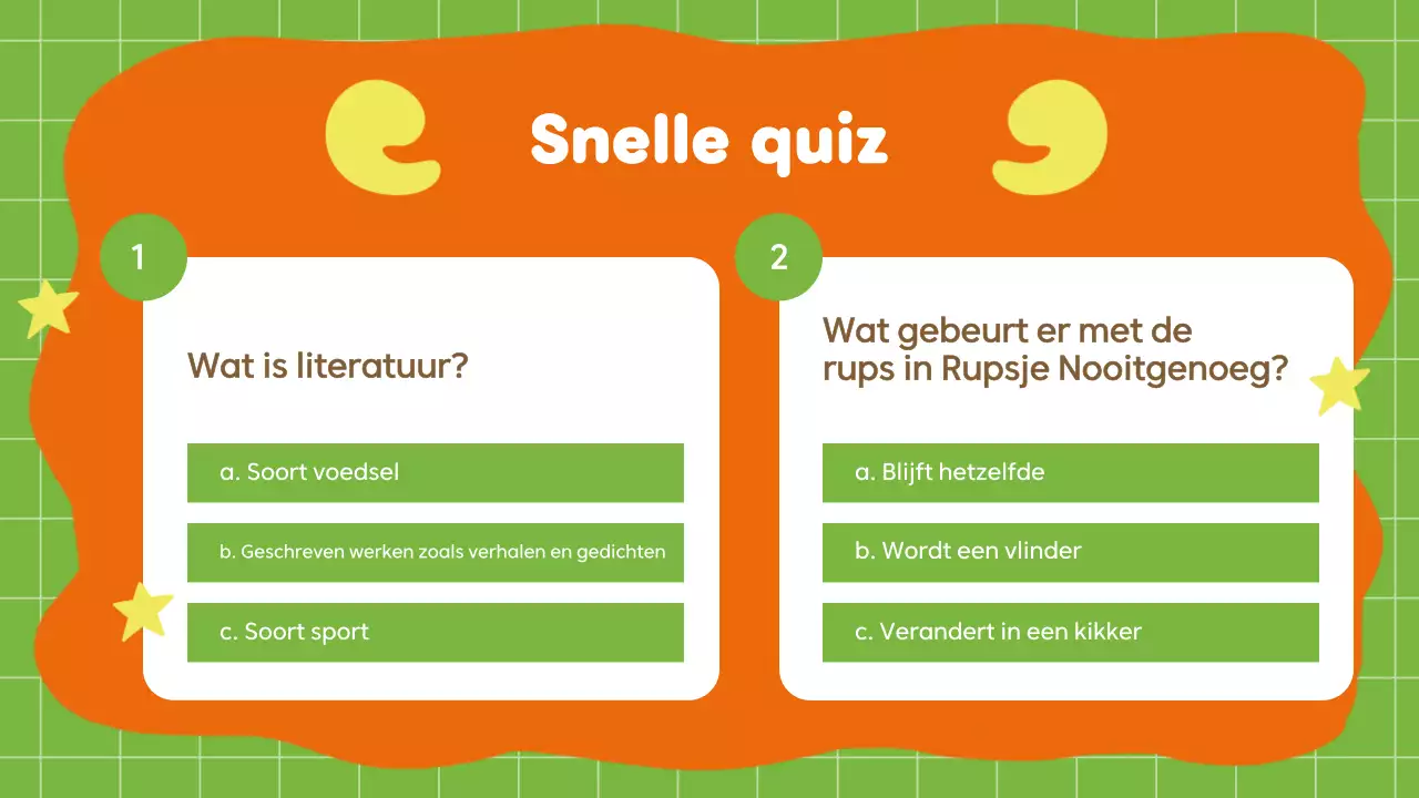 groene eenvoudige literatuurcursus