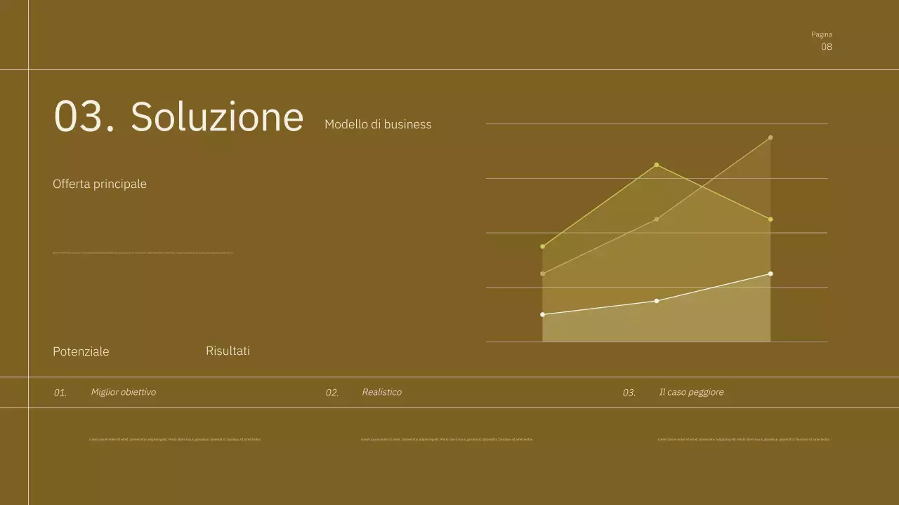 Promozione del passo minimalista marrone