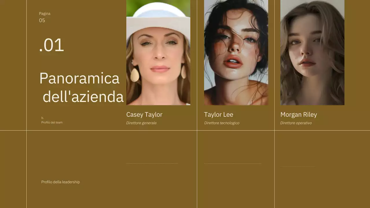 Promozione del passo minimalista marrone