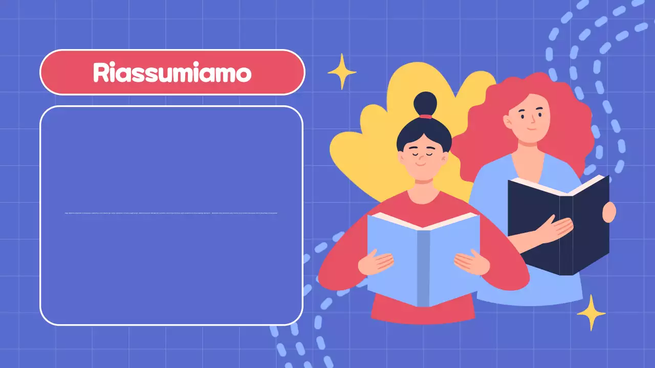 presentazione del corso di grammatica semplice e sostantivi blu