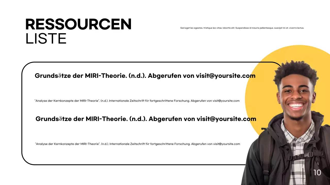 Weiß Gelb Einfach Modern Gruppenprojekt Präsentation