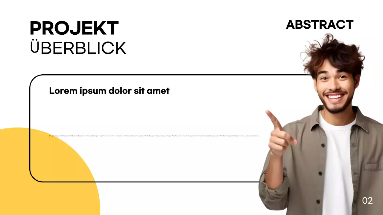 Weiß Gelb Einfach Modern Gruppenprojekt Präsentation