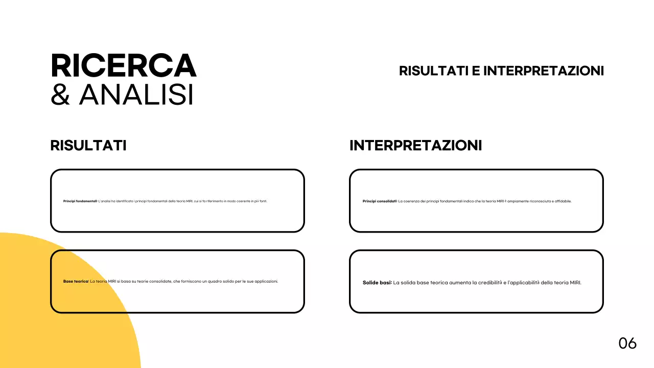 Bianco Giallo Semplice Moderna Presentazione del progetto di gruppo