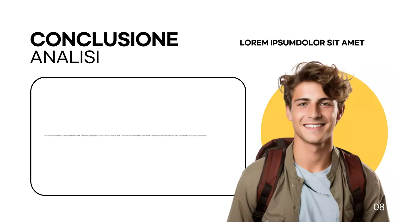 Bianco Giallo Semplice Moderna Presentazione del progetto di gruppo