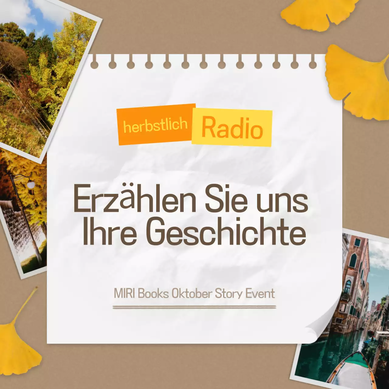 Herbstliche Veranstaltungen in Braun