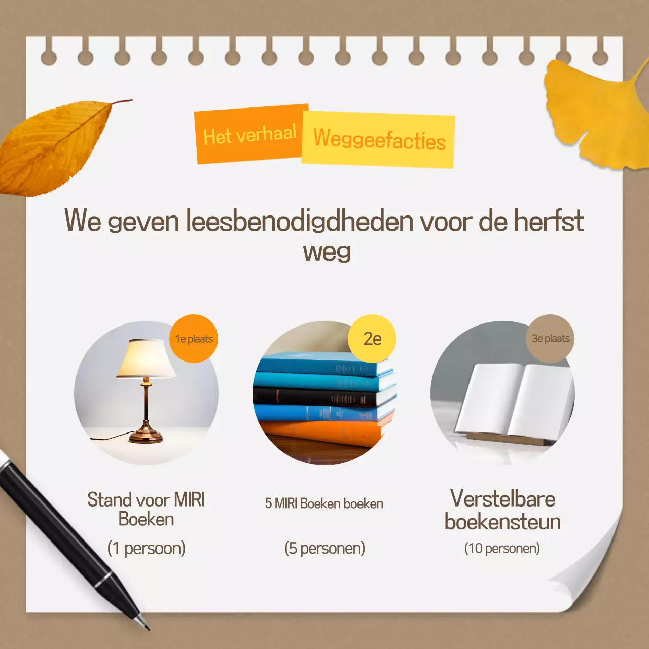 Vintage herfst evenementen in bruin