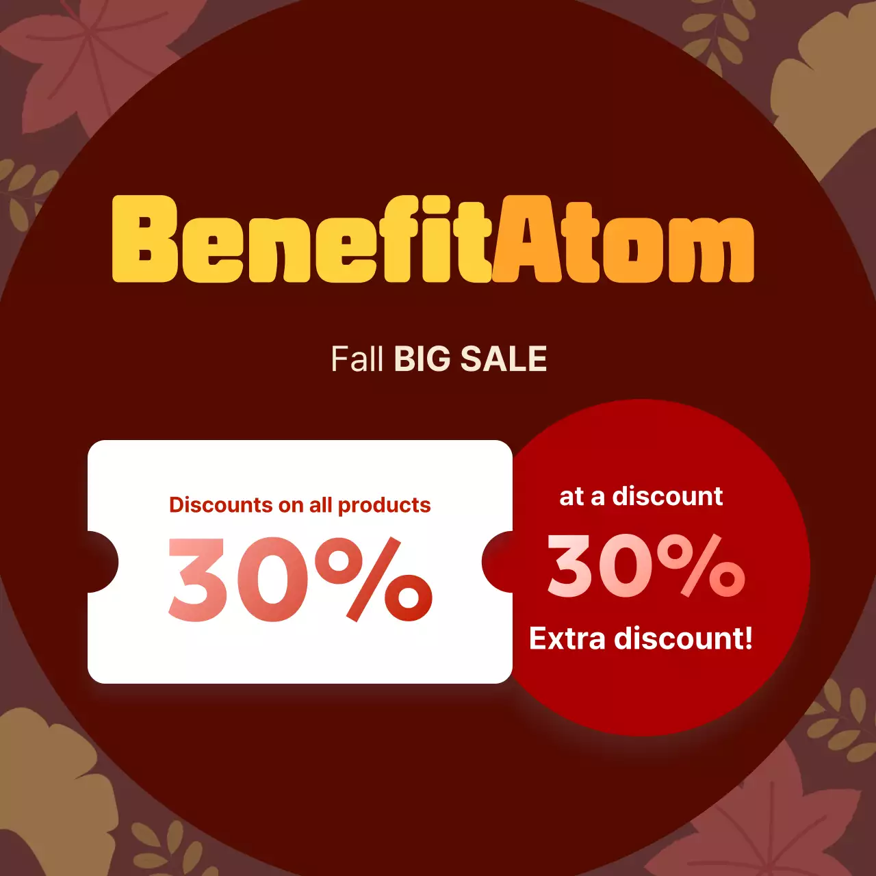 A brown and cozy sale