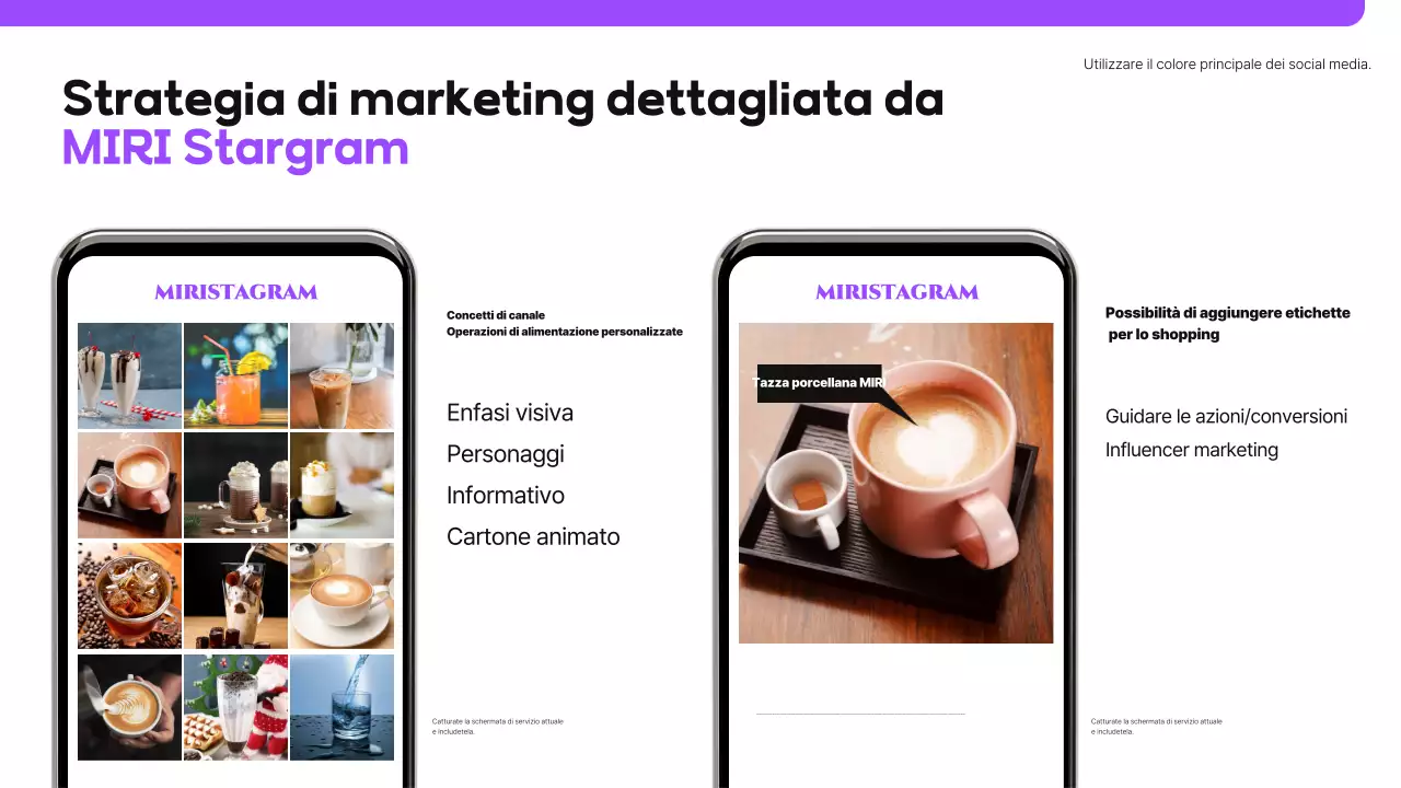 Proposta di social media moderna e rosa