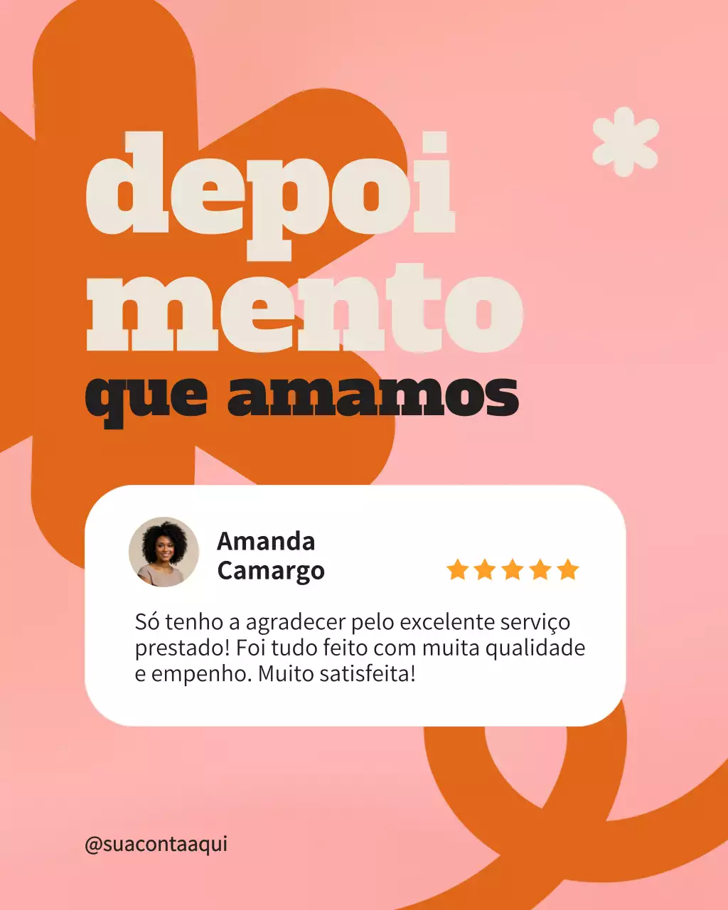 Publicação de depoimento do Coral Retro no Instagram