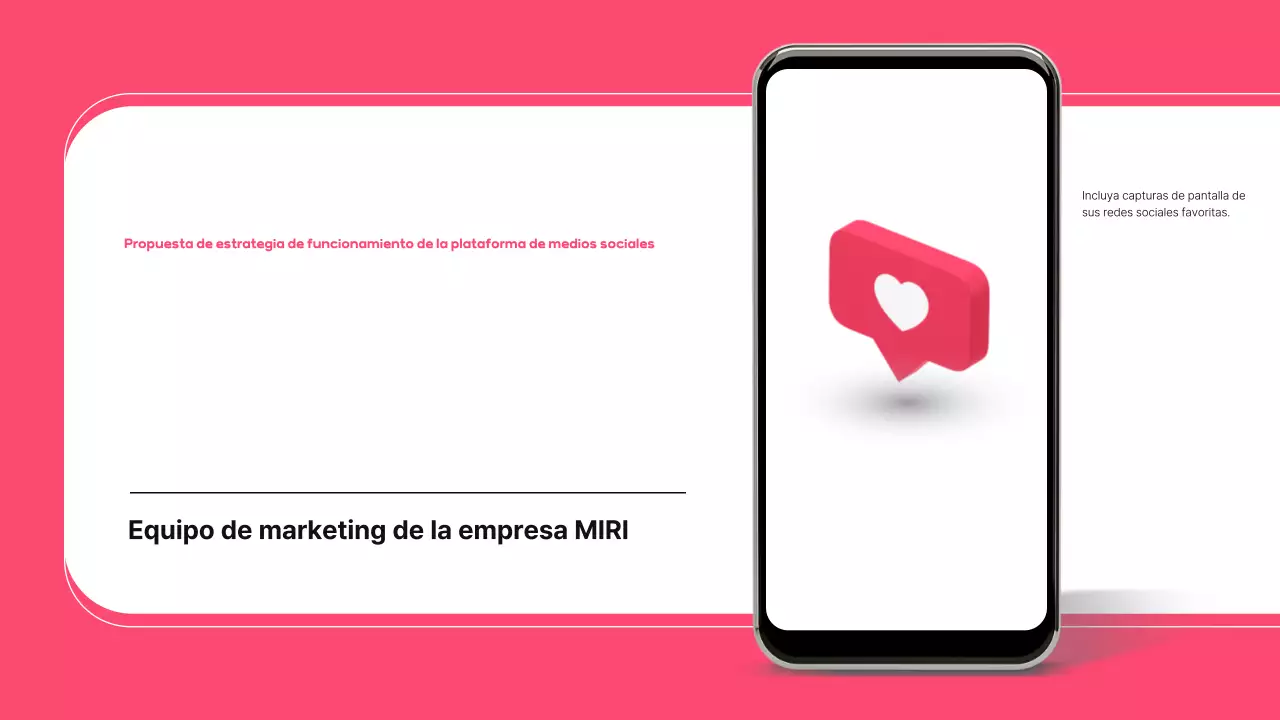 Pink Modern Social Media Propuesta