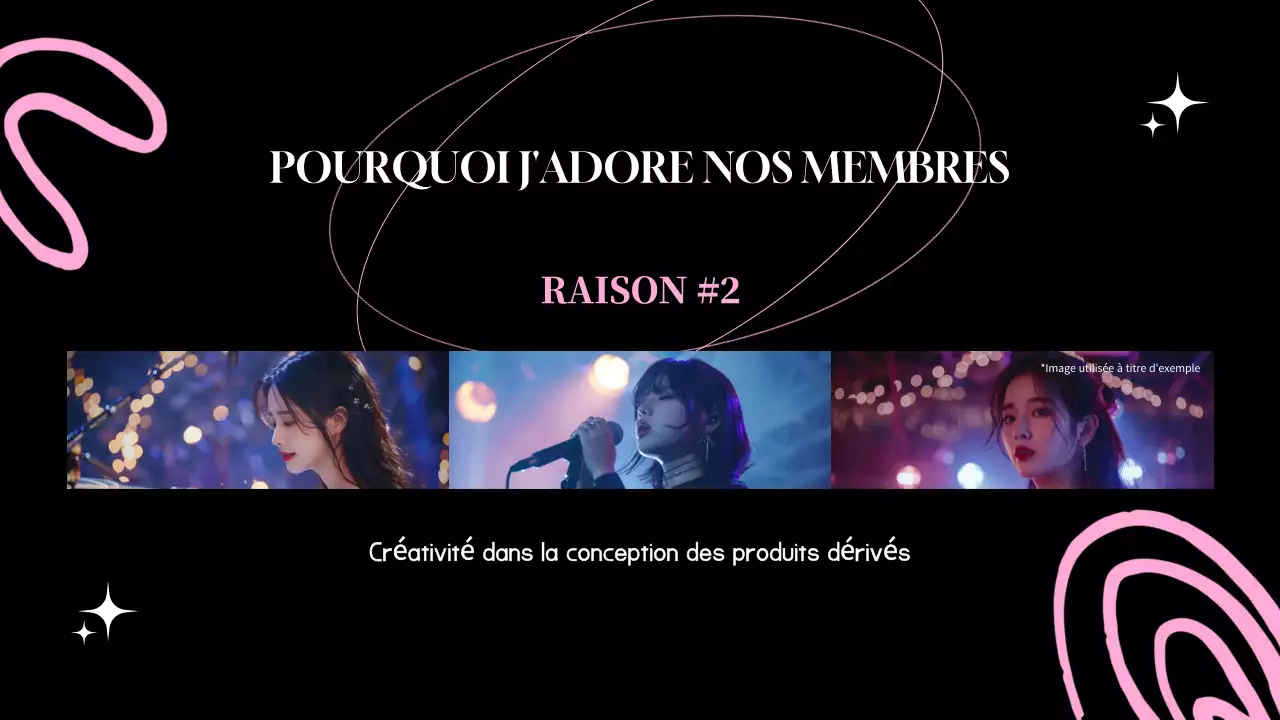 Black Pink Modern Fandom Presentation