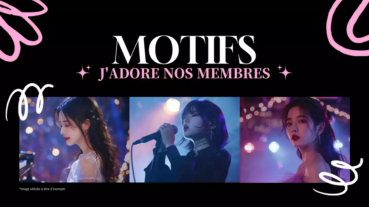 Black Pink Modern Fandom Presentation