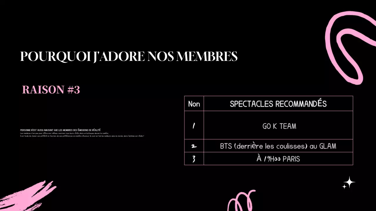 Black Pink Modern Fandom Presentation