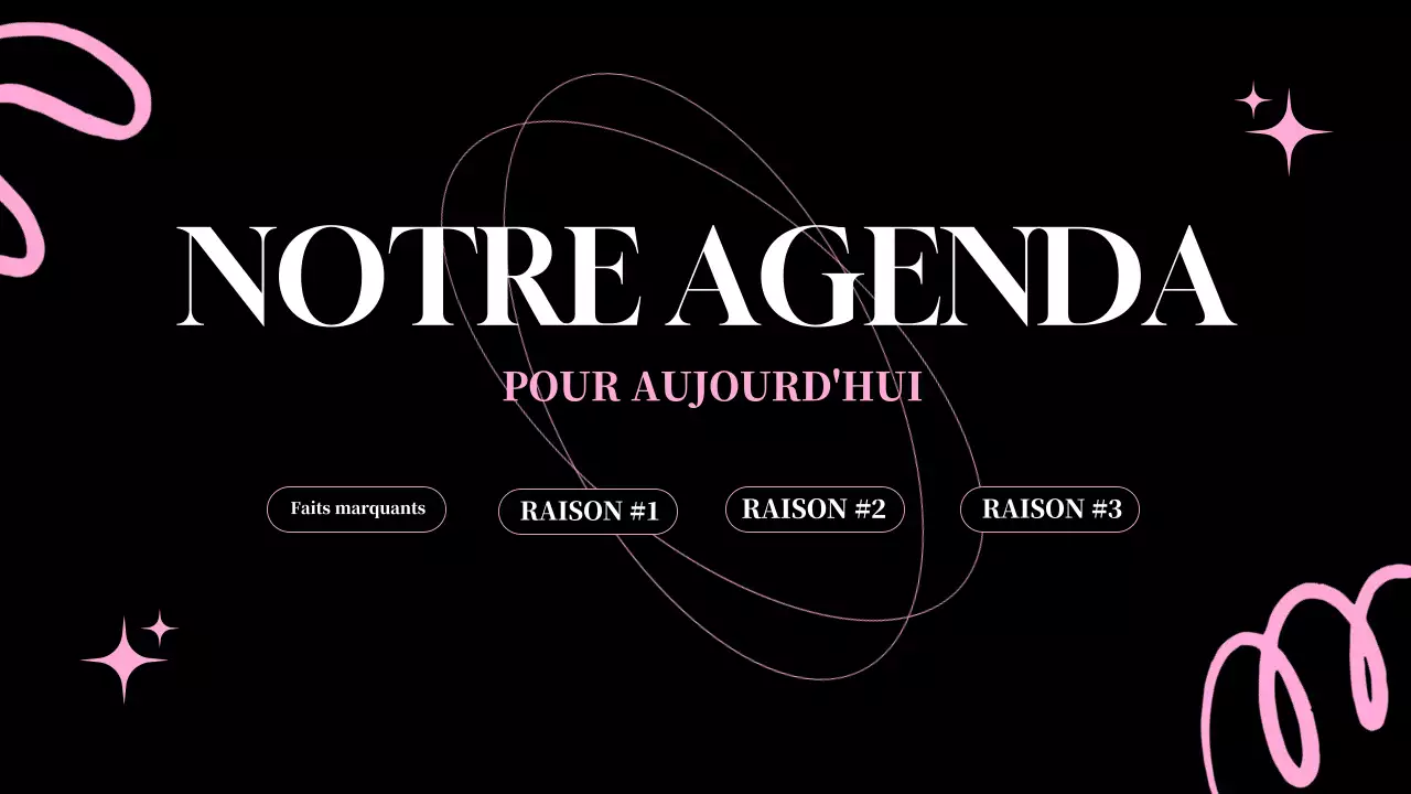 Black Pink Modern Fandom Presentation