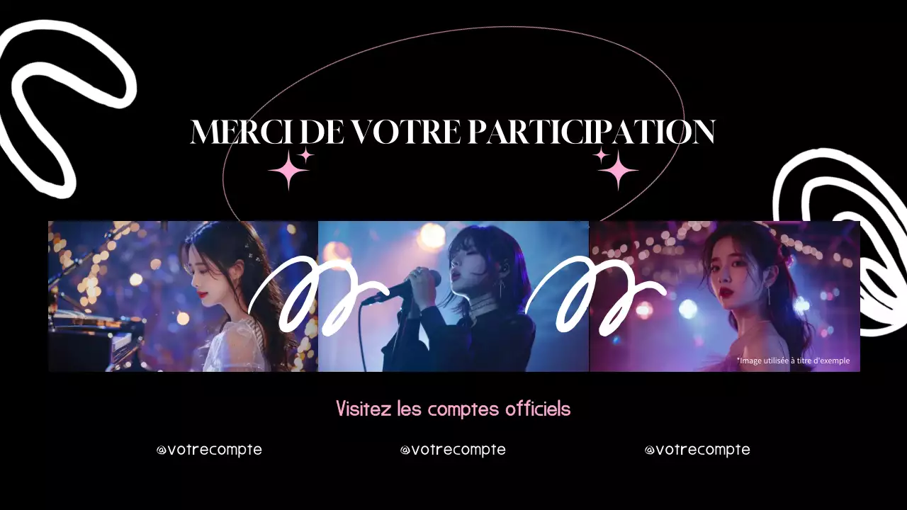 Black Pink Modern Fandom Presentation