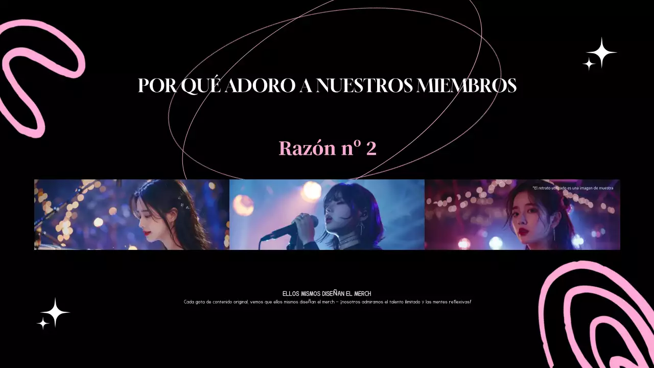 Black Pink Modern Fandom Presentación