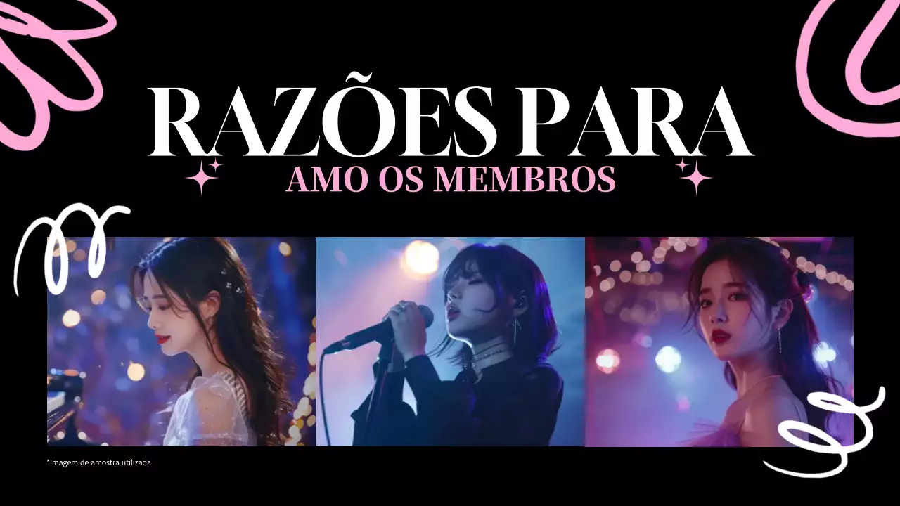 Preto cor-de-rosa Apresentação do fandom moderno