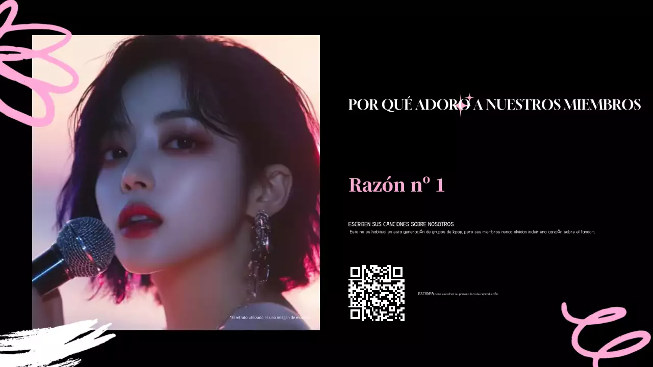 Black Pink Modern Fandom Presentación