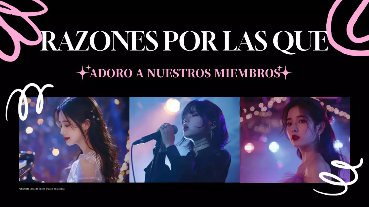 Black Pink Modern Fandom Presentación