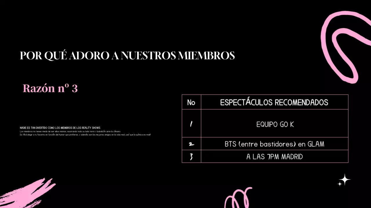 Black Pink Modern Fandom Presentación
