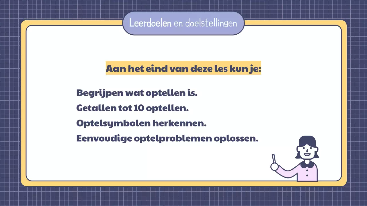 Presentatie eenvoudige wiskundeles