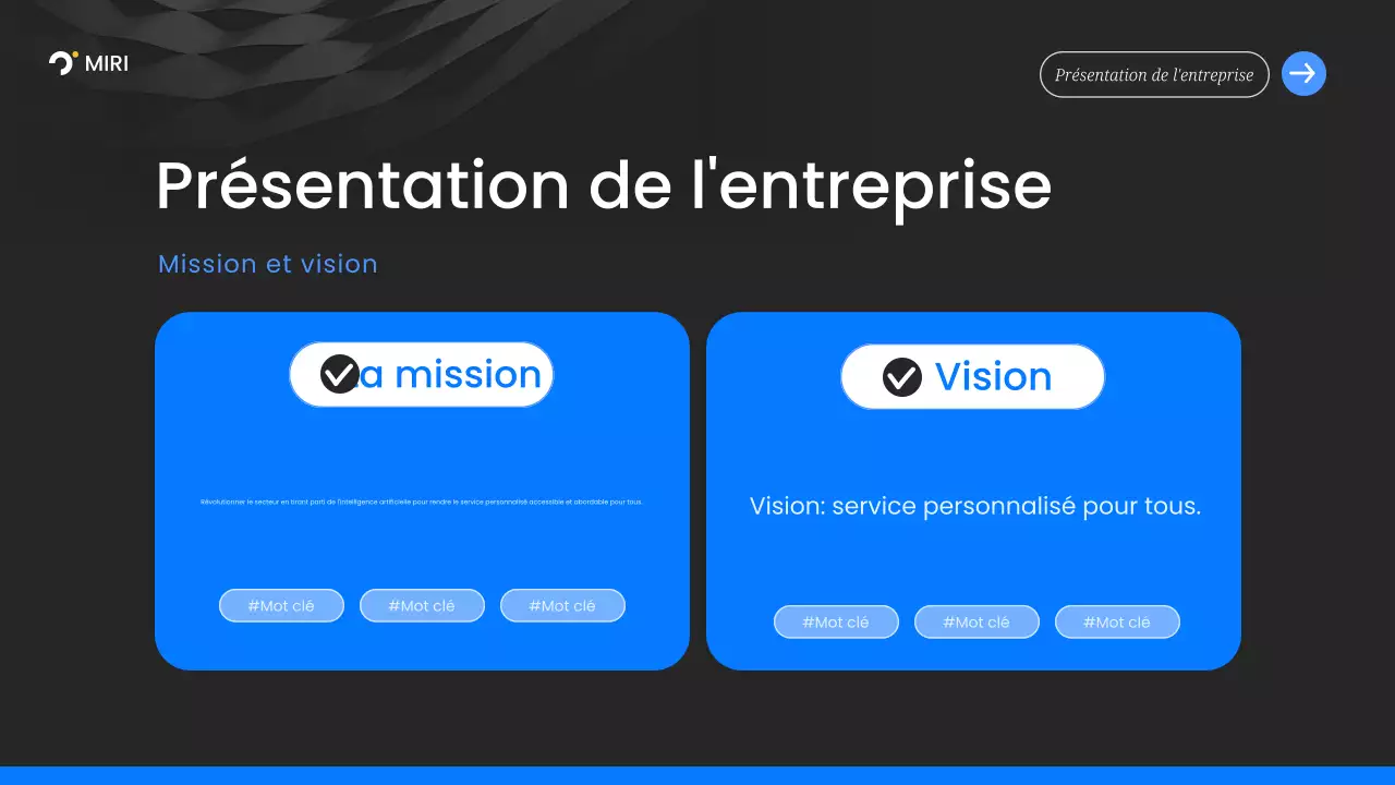 promotion pitch géométrique noir