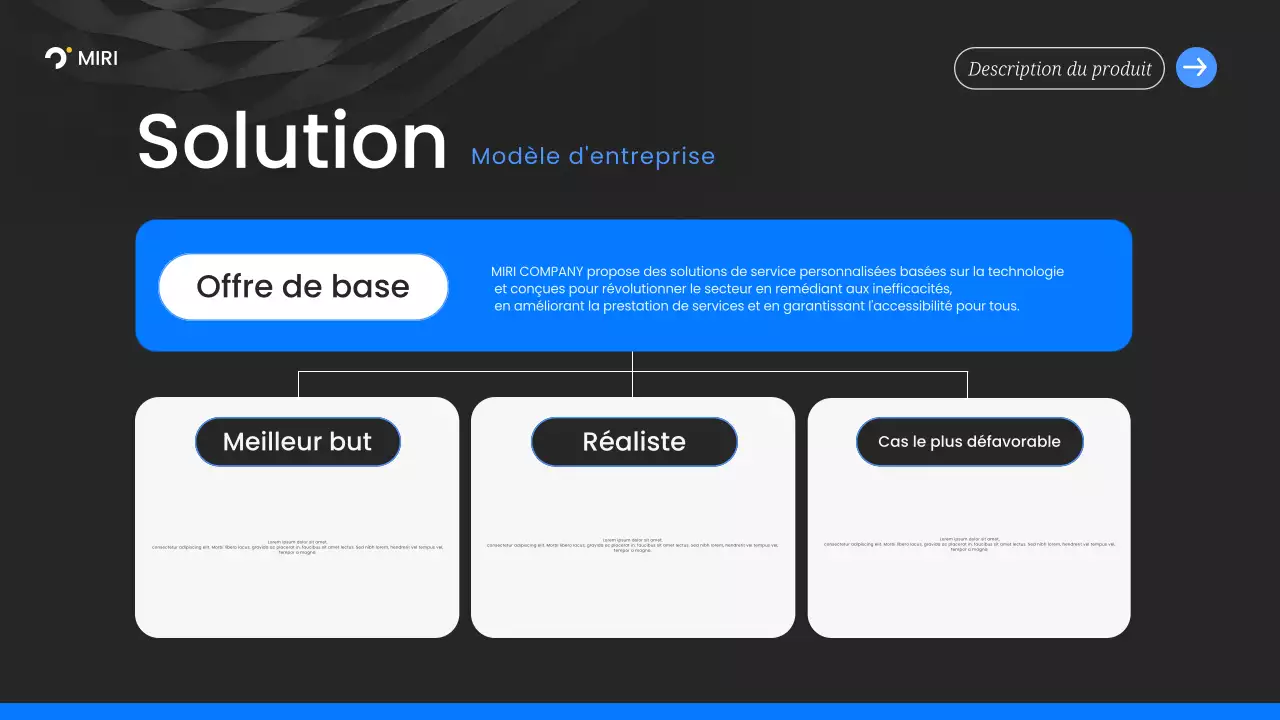 promotion pitch géométrique noir