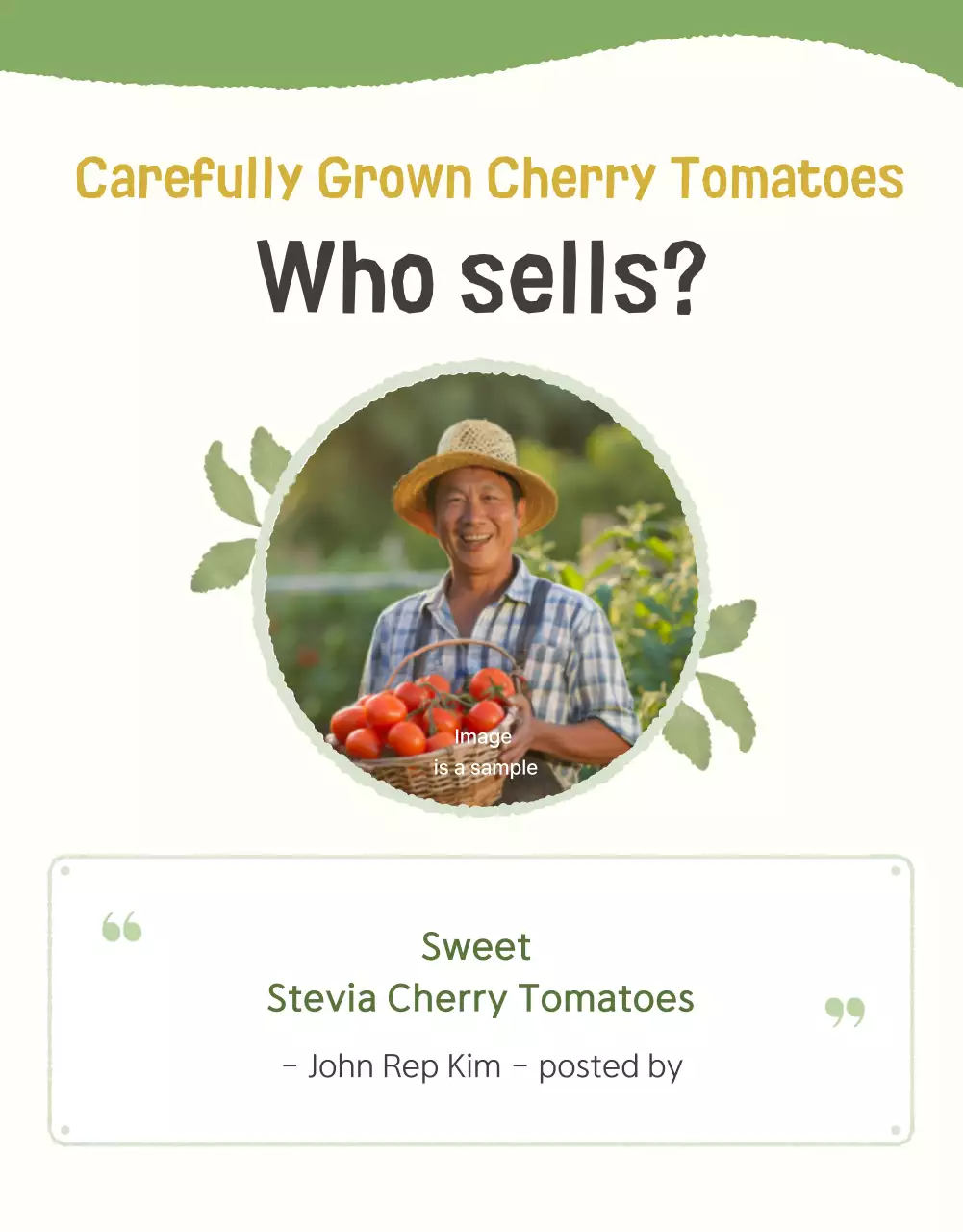 Khuyến mãi bán cà chua bi dễ thương của Ivory và Yeondu